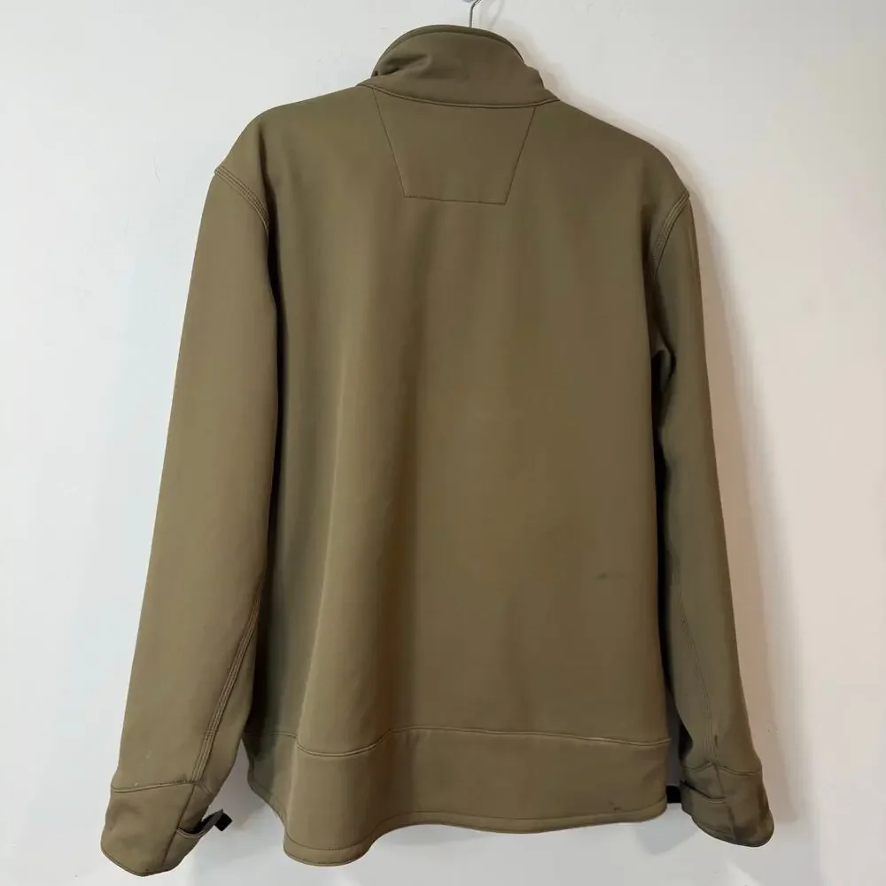Carhartt Men's Crowley Nylon Jacket Full‎ Zip Softshell Tan Medium Workwear